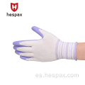 Hespax Glove de goma de látex Anti slip Auto Construction